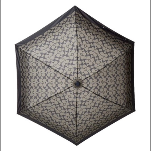 NWT Coach Signature Mini Umbrella - Picture 2 of 6